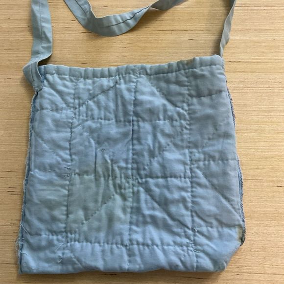 Quilted Bag Hand Quilted By Women Of  Tutweiler Mississippi  Boho Patchwork - Picture 3 of 8